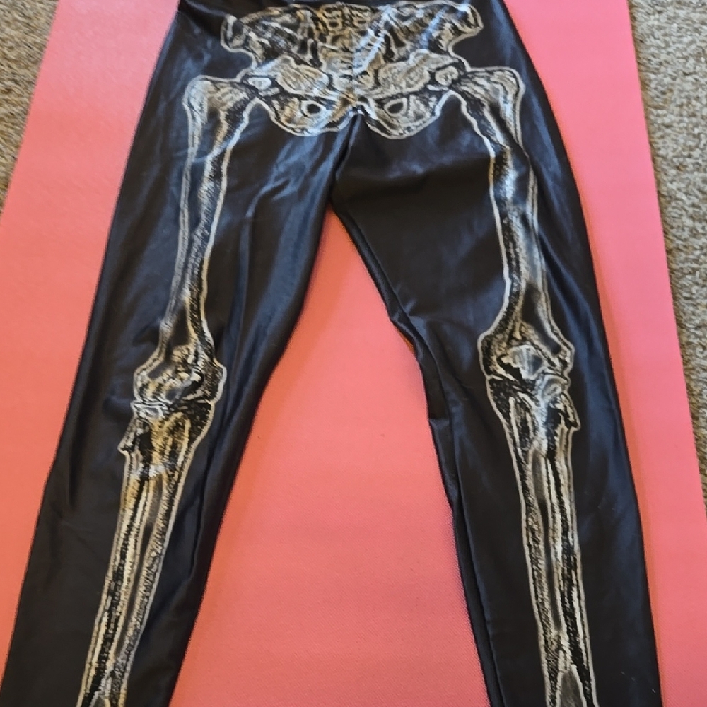 Skeleton Print Blackmilk Leggings